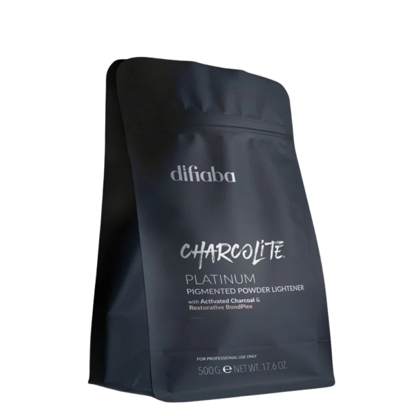 DIFIABA POLVO DE BLANQUEO PLATINUM CHARCOLITE CON CARBÓN ACTIVADO 500 GR