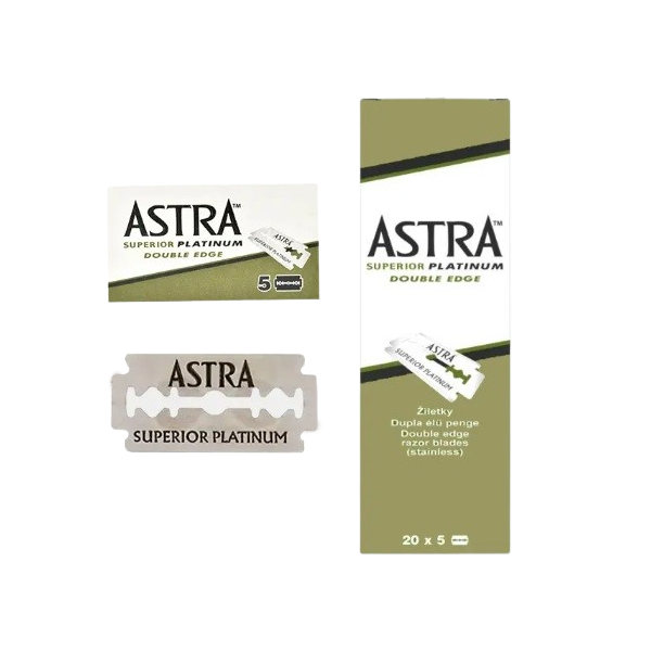ASTRA CUCHILLA  PREMIUM ENTERA CAJA VERDE 100 UNDS.