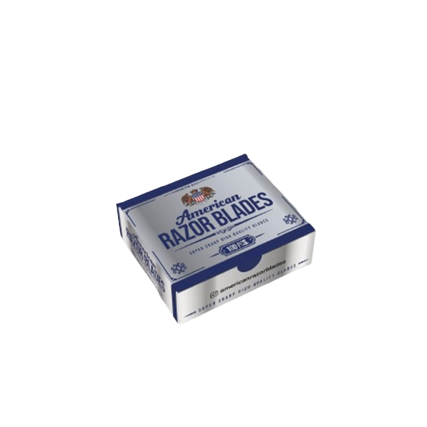 AMERICAN RAZOR BLADES CUCHILLAS CORTADAS 100 pcs
