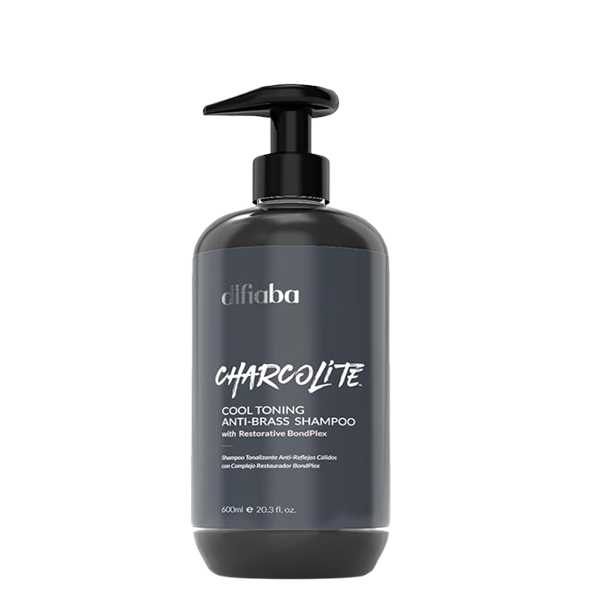  DIFIABA CHARCOLITE SHAMPOO TONALIZANTE ANTI-AMARILLO DE 600 ML