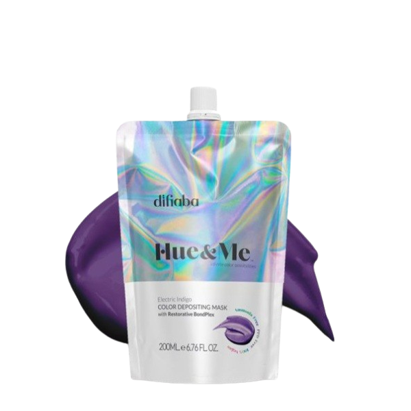 DIFIABA HUE&ME MASCARILLA COLOR ELECTRIC INDIGO 200ML