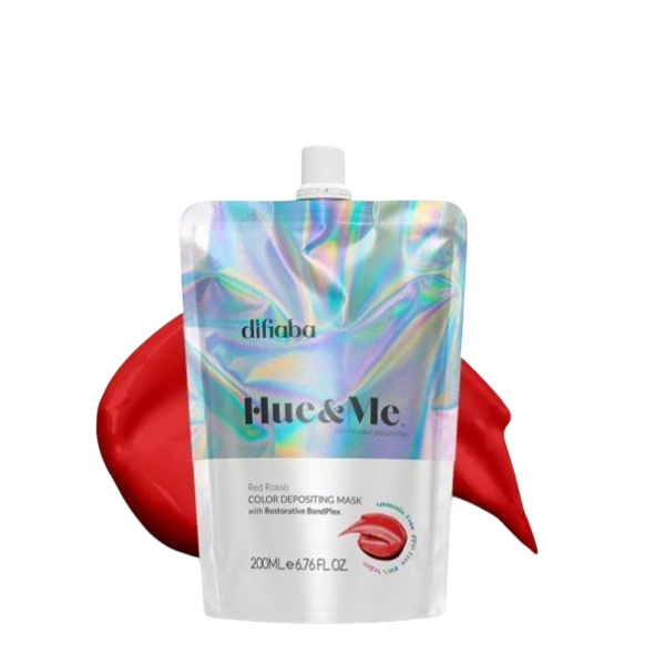 DIFIABA HUE&ME MASCARILLA COLOR ROJO ROSSO 200 ML