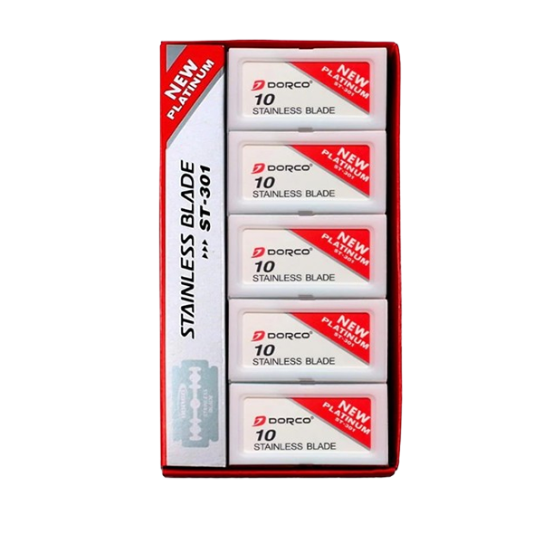 DORCO ROJA CUCHILLAS ENTERAS 100 uds