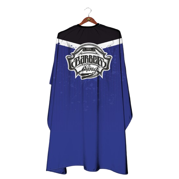 KUATEK CAPA  AZUL, BLANCO Y NEGRO BARBER KING