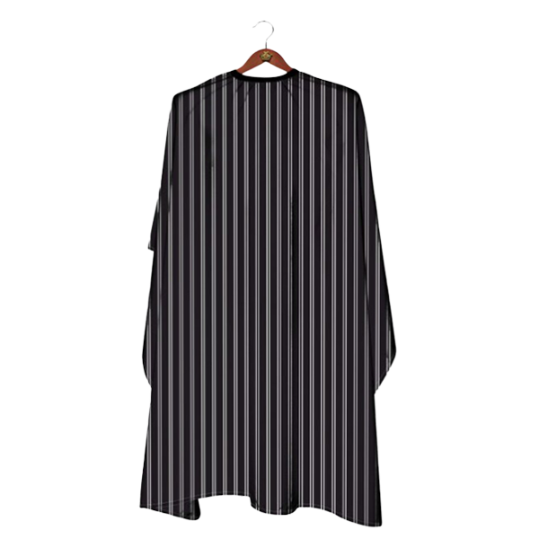KUATEK CAPA  NEGRA CON RAYAS VERTICALES BLANCA Y NEGRA