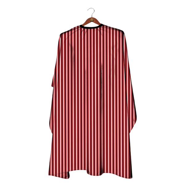 KUATEK CAPA  ROJA CON RAYAS VERTICALES BLANCA,ROJA Y NEGRA