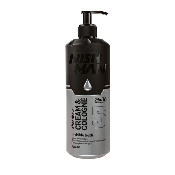 NISHMAN AFTER SHAVE CREMA y COLONIA INVISIBLE TOUCH 05 400 ml