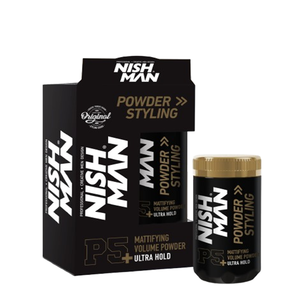 NISHMAN POLVOS DE VOLUMEN ULTRA FUERTE P5+ 20 gr
