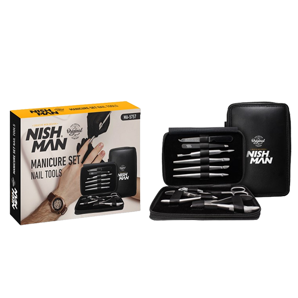 NISHMAN ESTUCHE SET TIJERAS