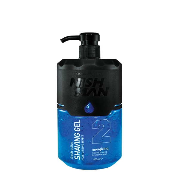NISHMAN GEL DE AFEITADO BLUE ENERGIZING 02 1000 ml