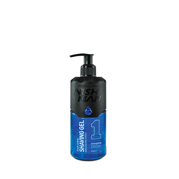 NISHMAN GEL DE AFEITADO BLUE ENERGIZING 01 400 ml