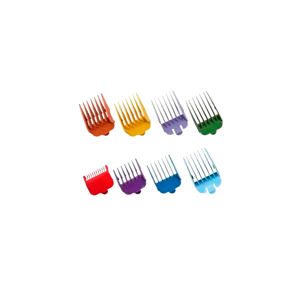 WAHL PACK DE 8 PEINES  DE PLASTICO DE COLORES