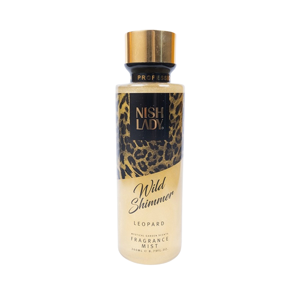 NISHLADY BODY MIST WILD SHIMMER LEOPARD 260ML
