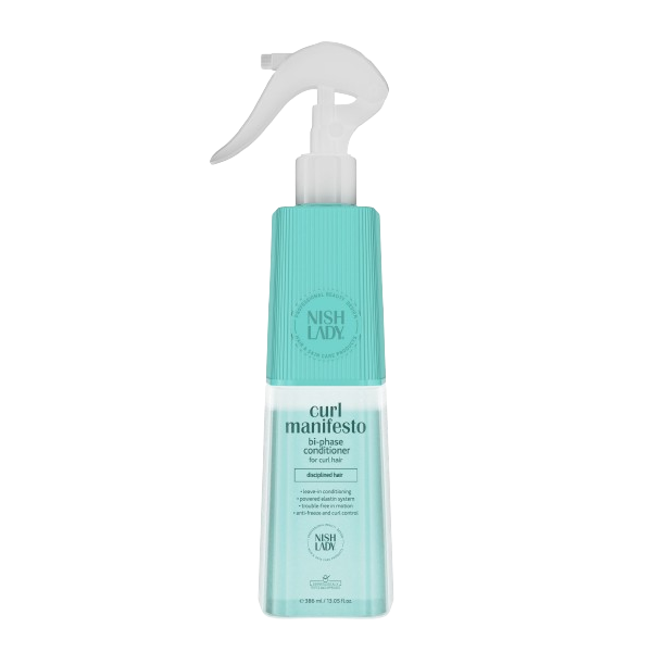 NISHLADY BI PHASE CONDITIONER  CURL MANIFESTO 386 ML