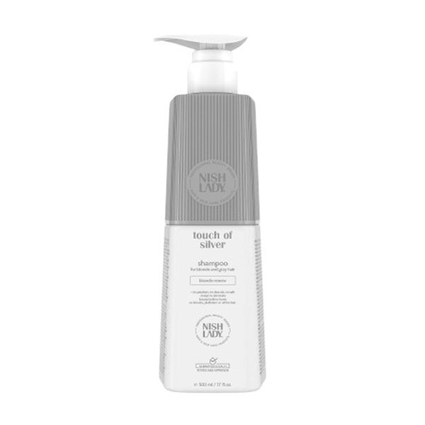 NISHLADY  SHAMPOO TOUCH OF SILVER 503 ML