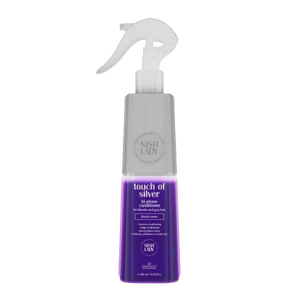 NISHLADY BI PHASE CONDITIONER  TOUCH OF SILVER 386 ML