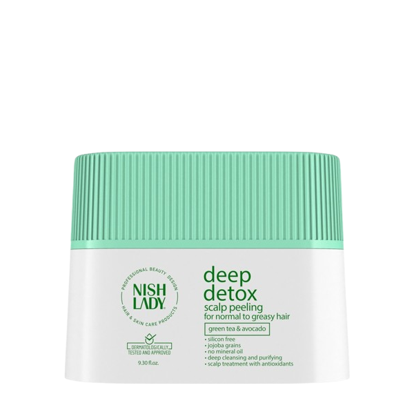 NISHLADY DEEP DETOX SCALP PEELING HAIR CARE MASK 275 ML
