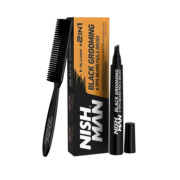 NISHMAN LAPIZ PERFILADOR DE BARBA NEGRO