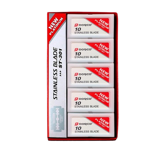 [CAF-DO-ST301] DORCO ROJA CUCHILLAS ENTERAS 100 uds