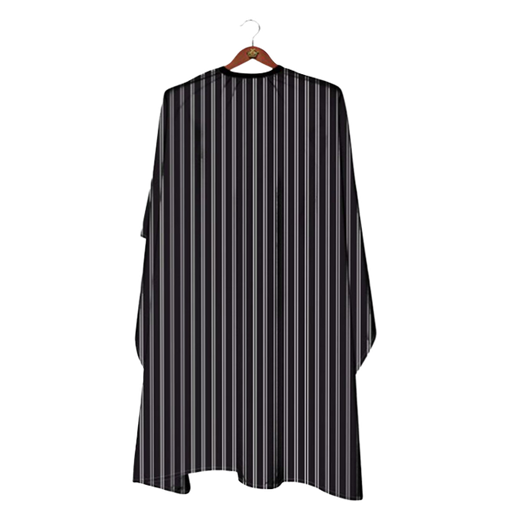 [E116] KUATEK CAPA  NEGRA CON RAYAS VERTICALES BLANCA Y NEGRA