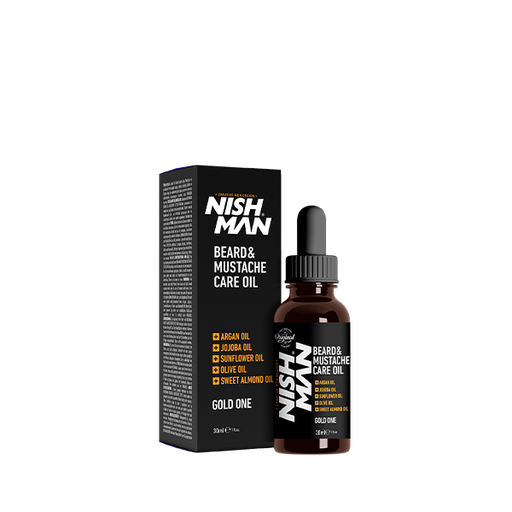 [NMN-153] NISHMAN ACEITE DE BARBA GOLD ONE 30 ml