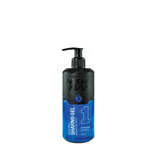 [NMN-113-01] NISHMAN GEL DE AFEITADO BLUE ENERGIZING 01 400 ml