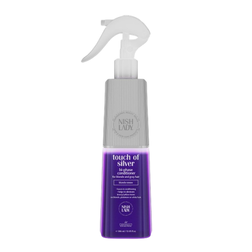 [NL-BI-PHASE-TOS] NISHLADY BI PHASE CONDITIONER  TOUCH OF SILVER 386 ML