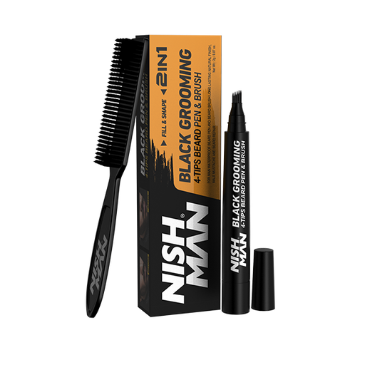 [NMN-712-BL] NISHMAN LAPIZ PERFILADOR DE BARBA NEGRO